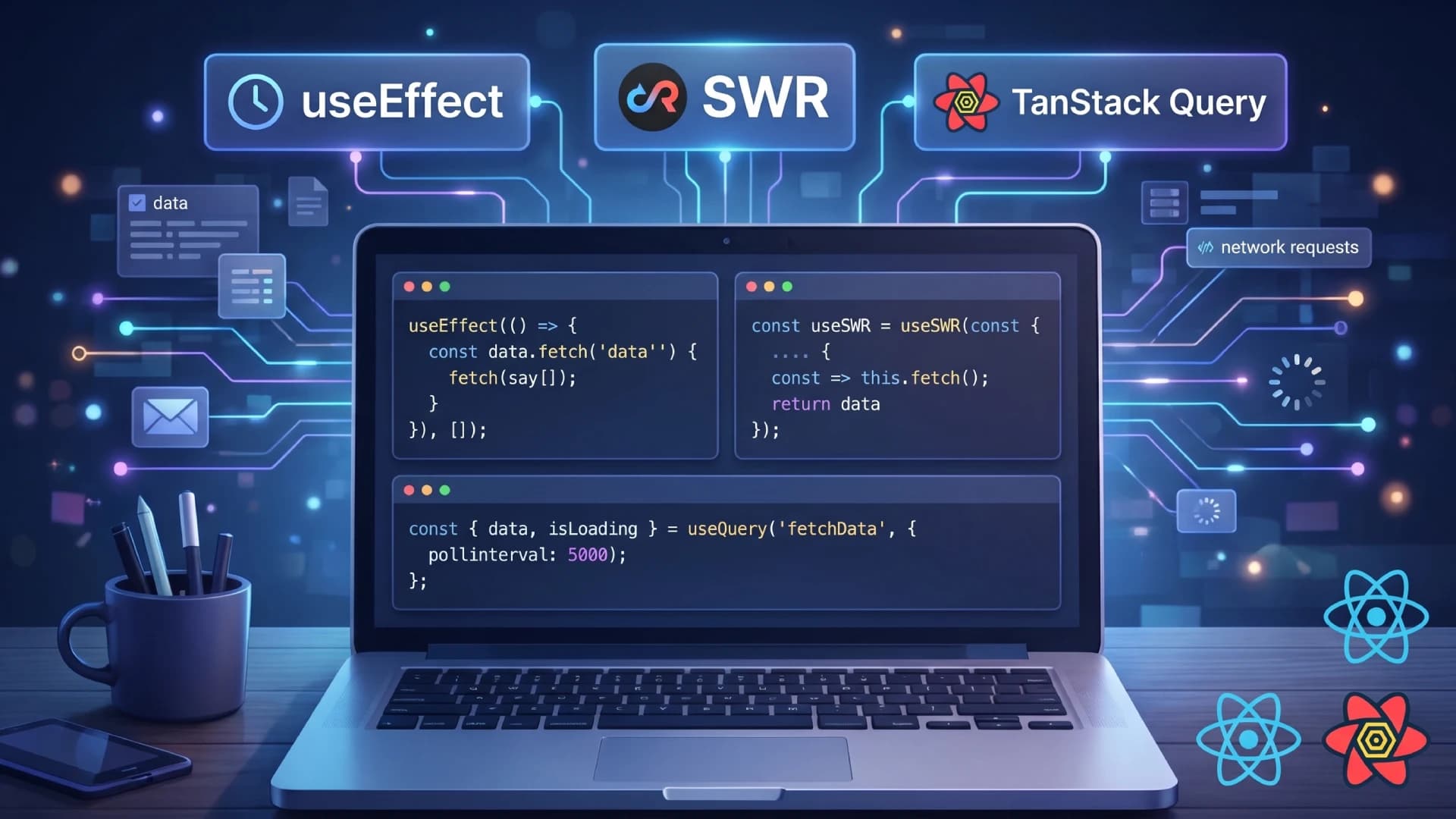 Fetching Data in React: useEffect, SWR, and TanStack Query