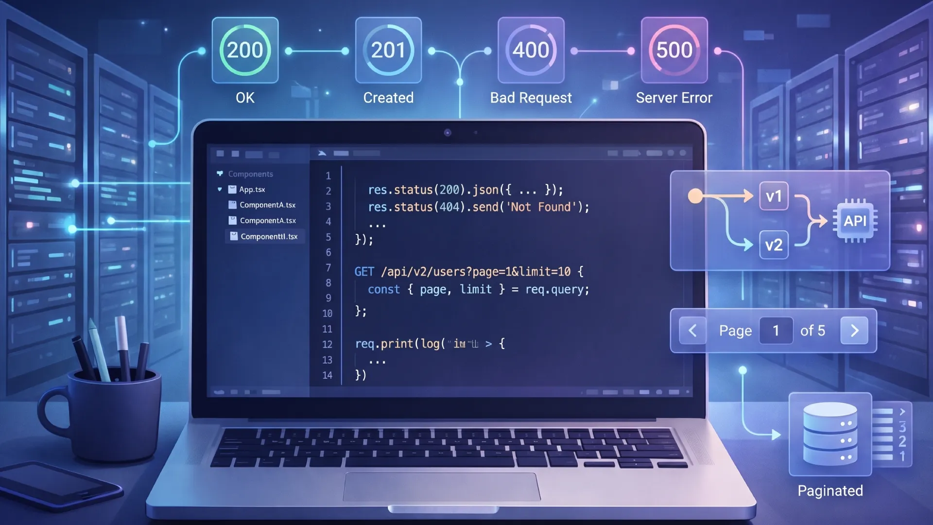 REST API Design: Status Codes, Versioning, and Pagination