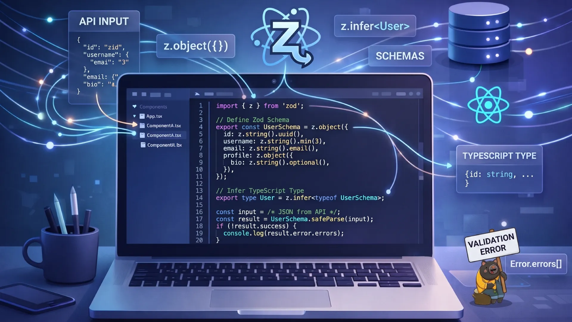 Validating API Input with Zod: Schemas, Types, and Errors