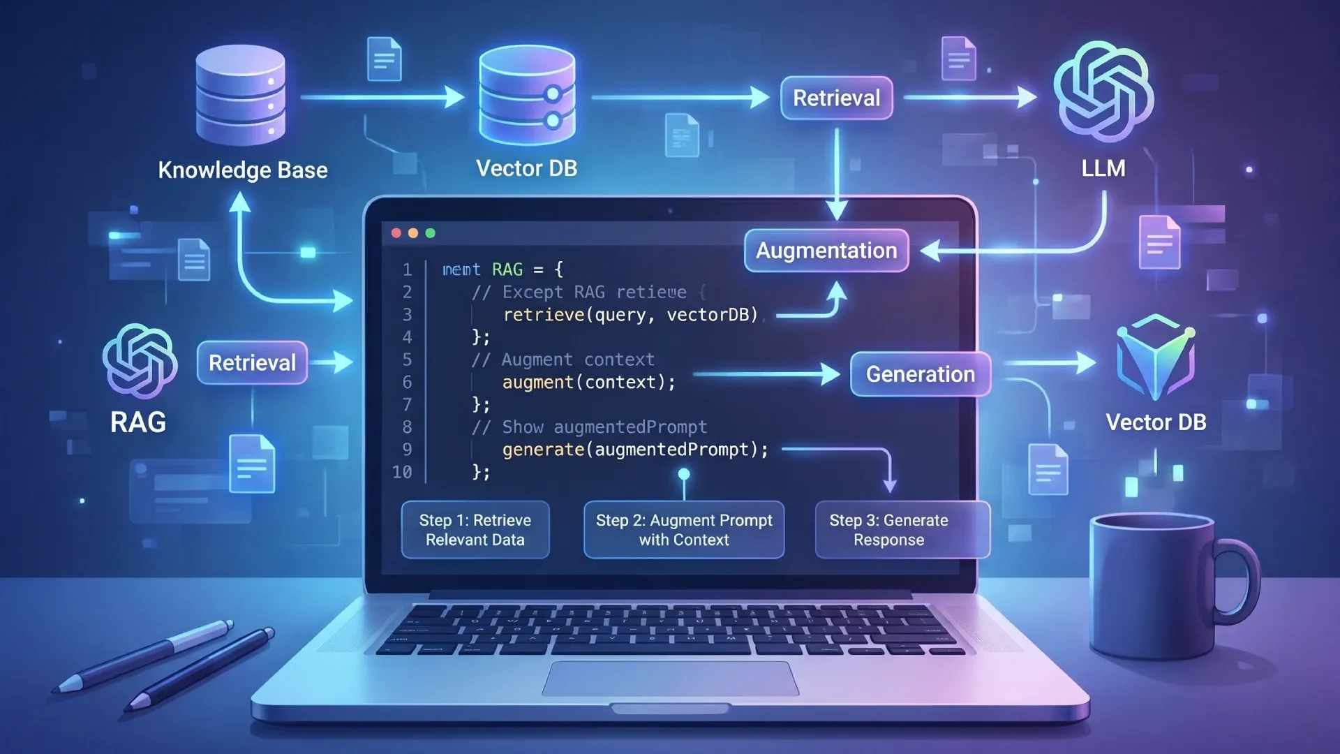 RAG Pipeline: Retrieval Augmented Generation, Step by Step