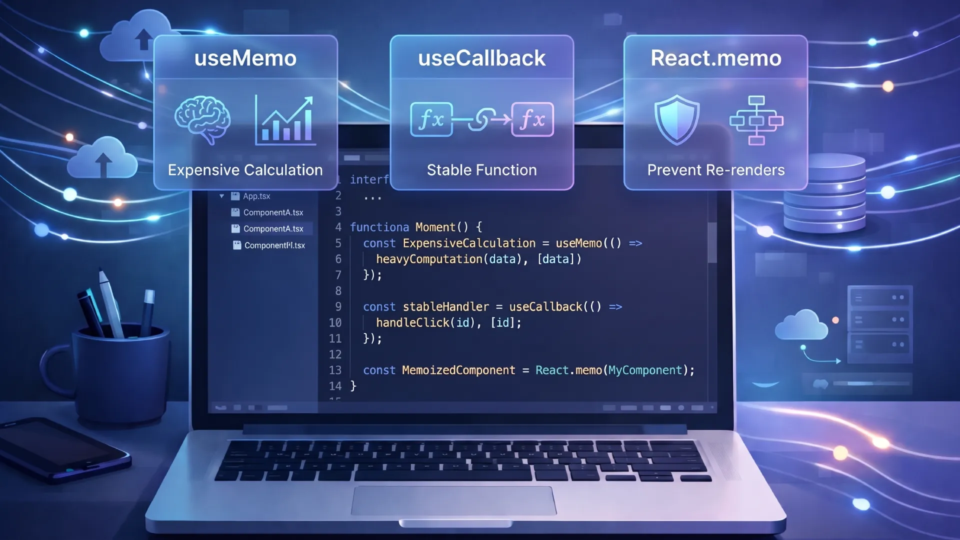 useMemo, useCallback, and React.memo: When to Memoize